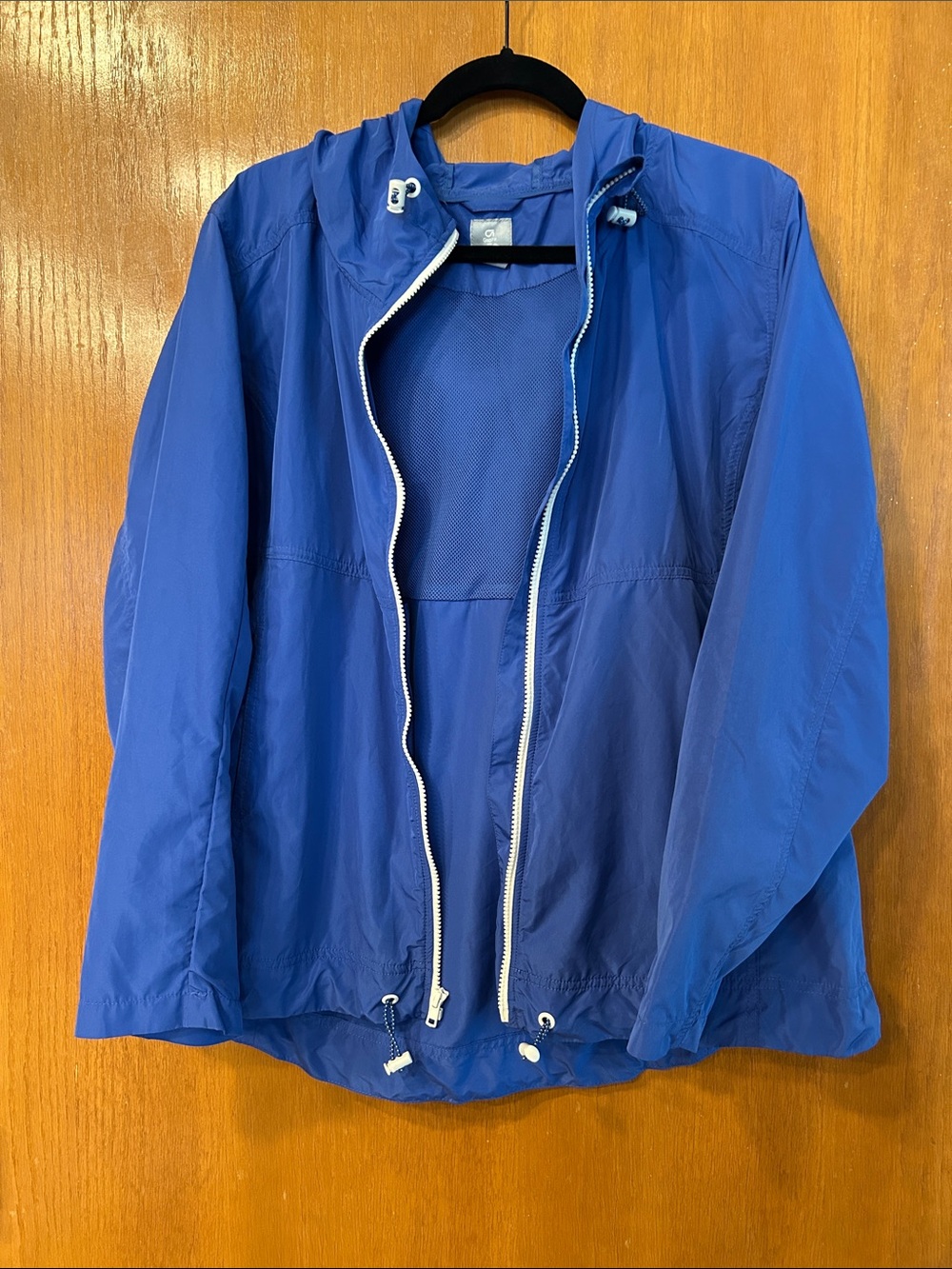 GAP Blue Hooded Windbreaker Jacket